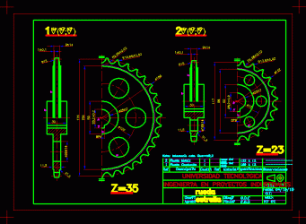 autocad gears star wheel block dwg drawn cad drawing