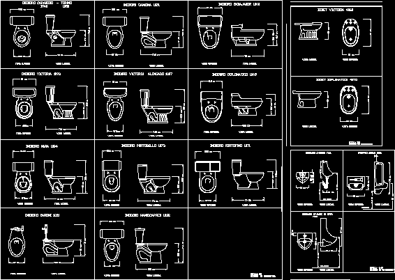 By bob beacham istockphoto.com a: Toilets, Bidets And Sinks DWG Block for AutoCAD