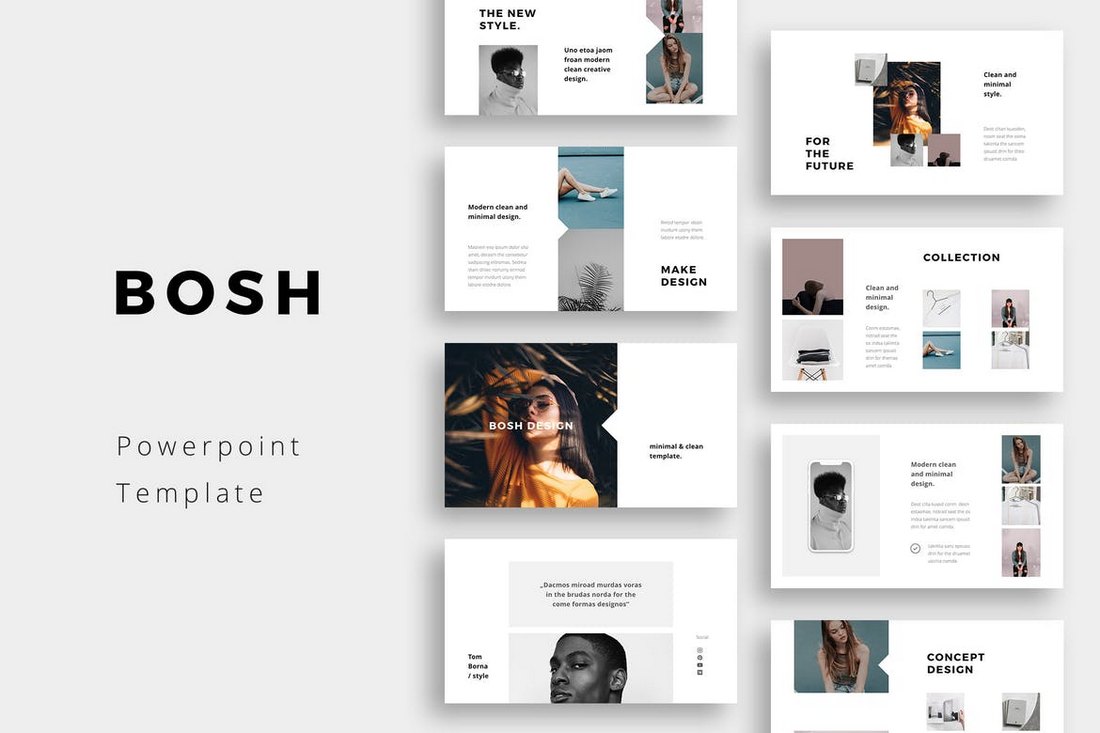 20 Simple Powerpoint Templates With Clutter Free Design Design Shack