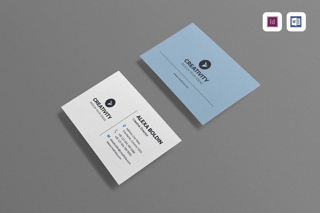 25 Best Modern Business Card Templates 2021 Word Psd Design Shack