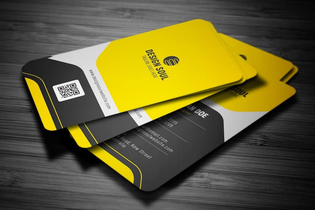 25 Best Modern Business Card Templates 2021 Word Psd Design Shack