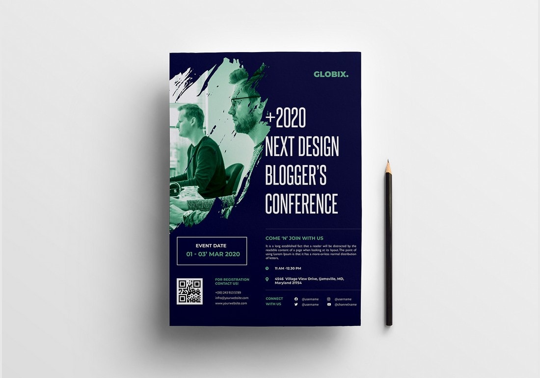 25 Best Free Poster Templates Illustrator Photoshop 2021 Design Shack