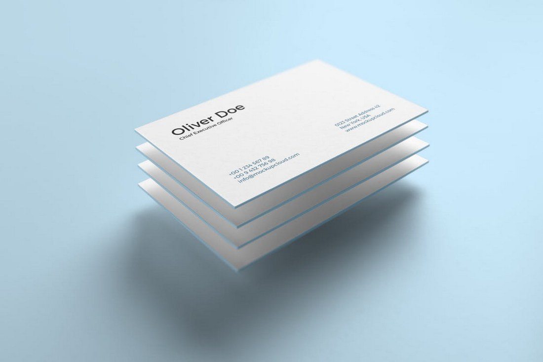 70 Corporate Creative Business Card Psd Mockup Templates Design Shack
