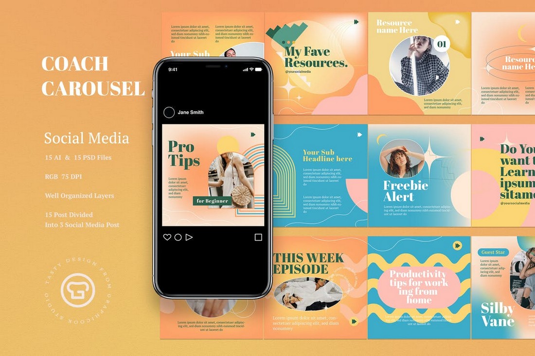 Free 60 Best Instagram Templates Banners 2022 Design Shack Download Mockups PSD