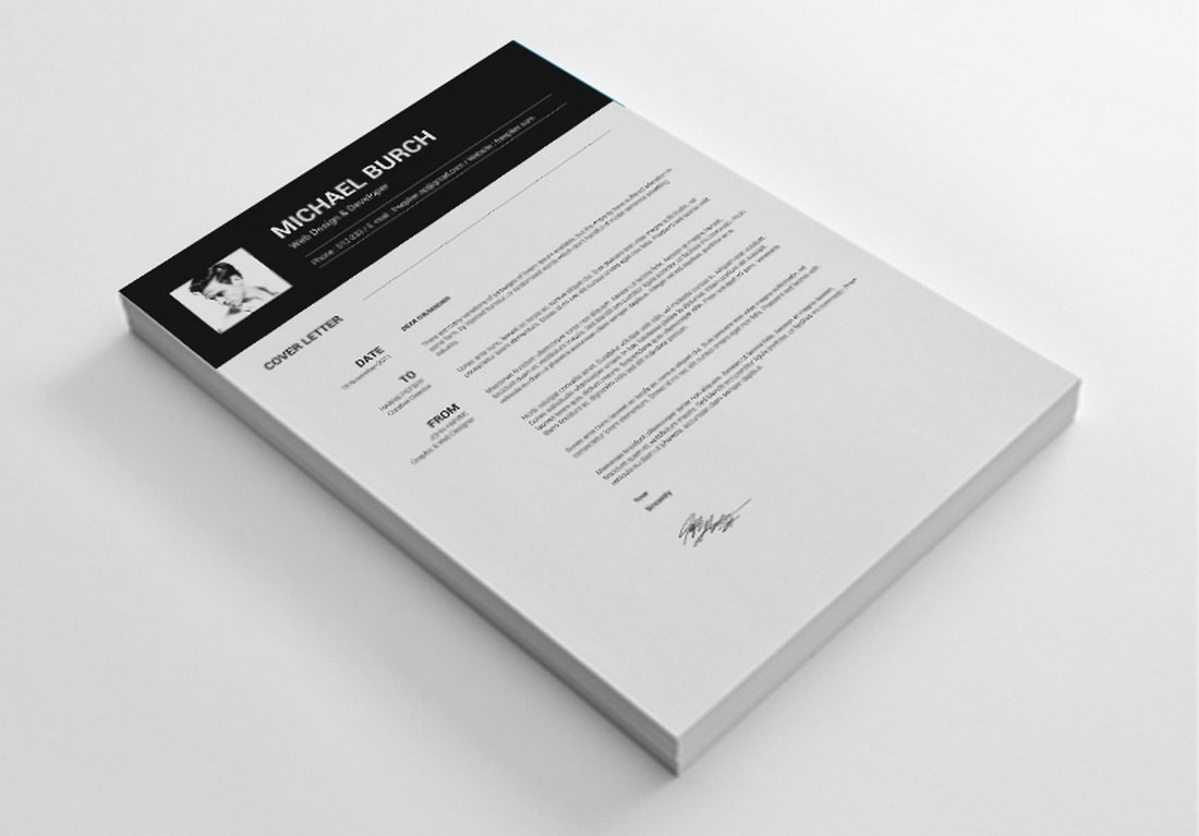 If you already have the program installed on your computer, it's a free way to get a resume. 20 Best Cover Letter Templates Docs For Ms Word Design Shack