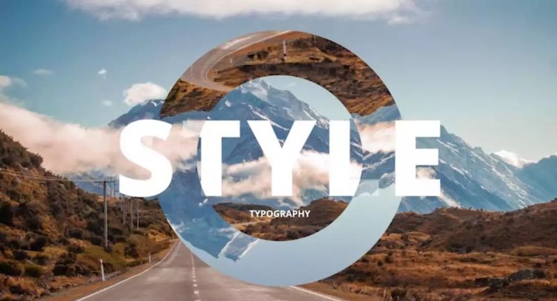 After Effects Text Animation Templates - Artistic Ocean Photo - 4K