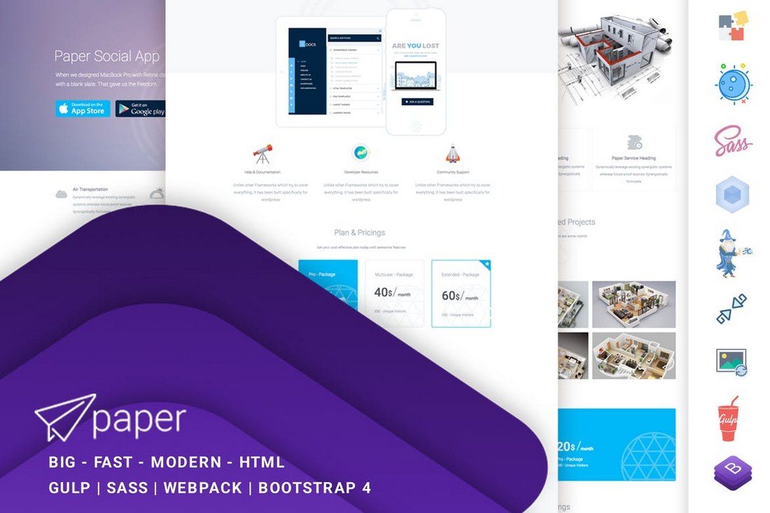 40 Clean Minimal Landing Page Templates Free Pro Design Shack