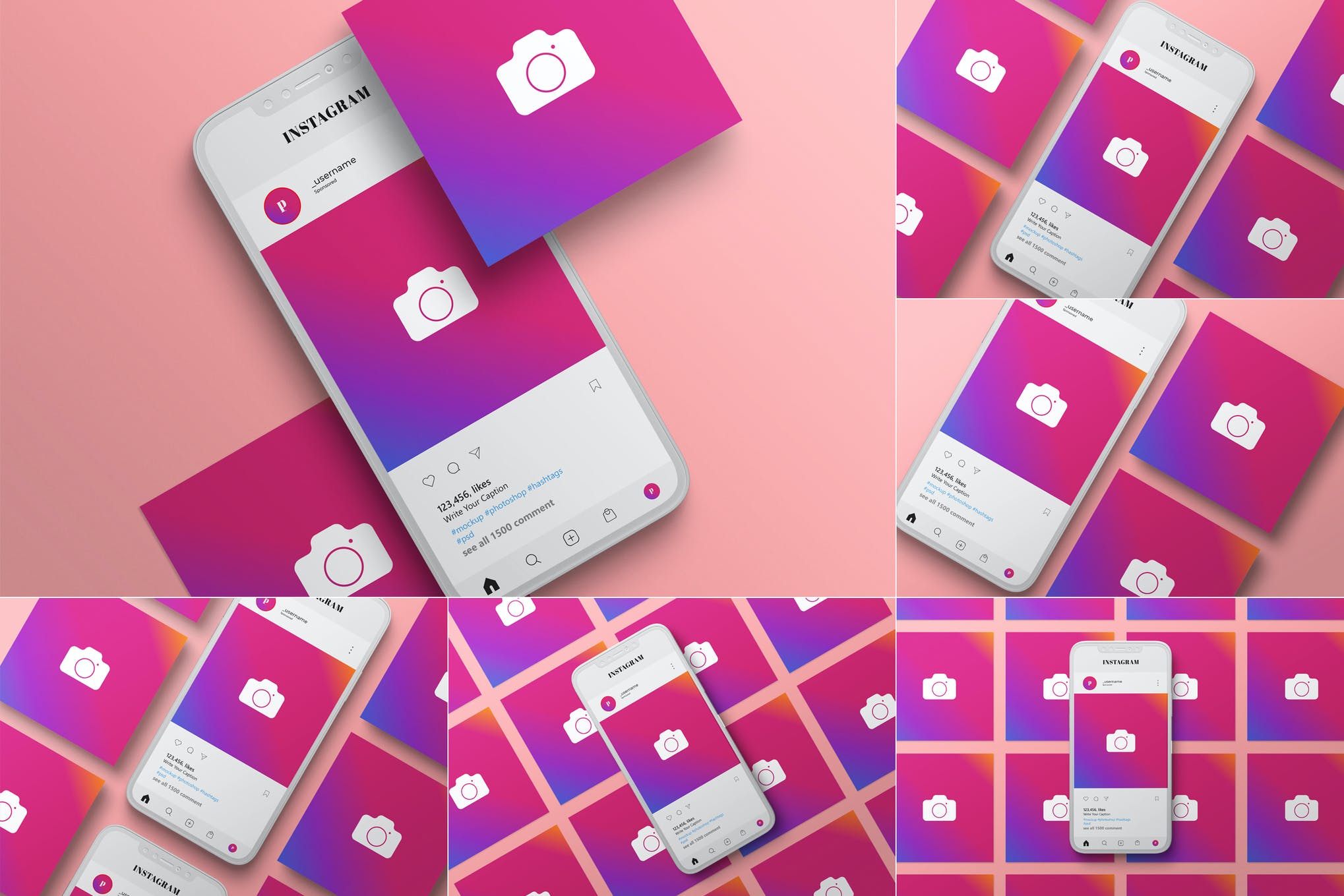 The background of the mockup is changeable & the shadow of the mockup is adjustable too. 30 Best Instagram Mockup Templates Story Post 2022 Design Shack