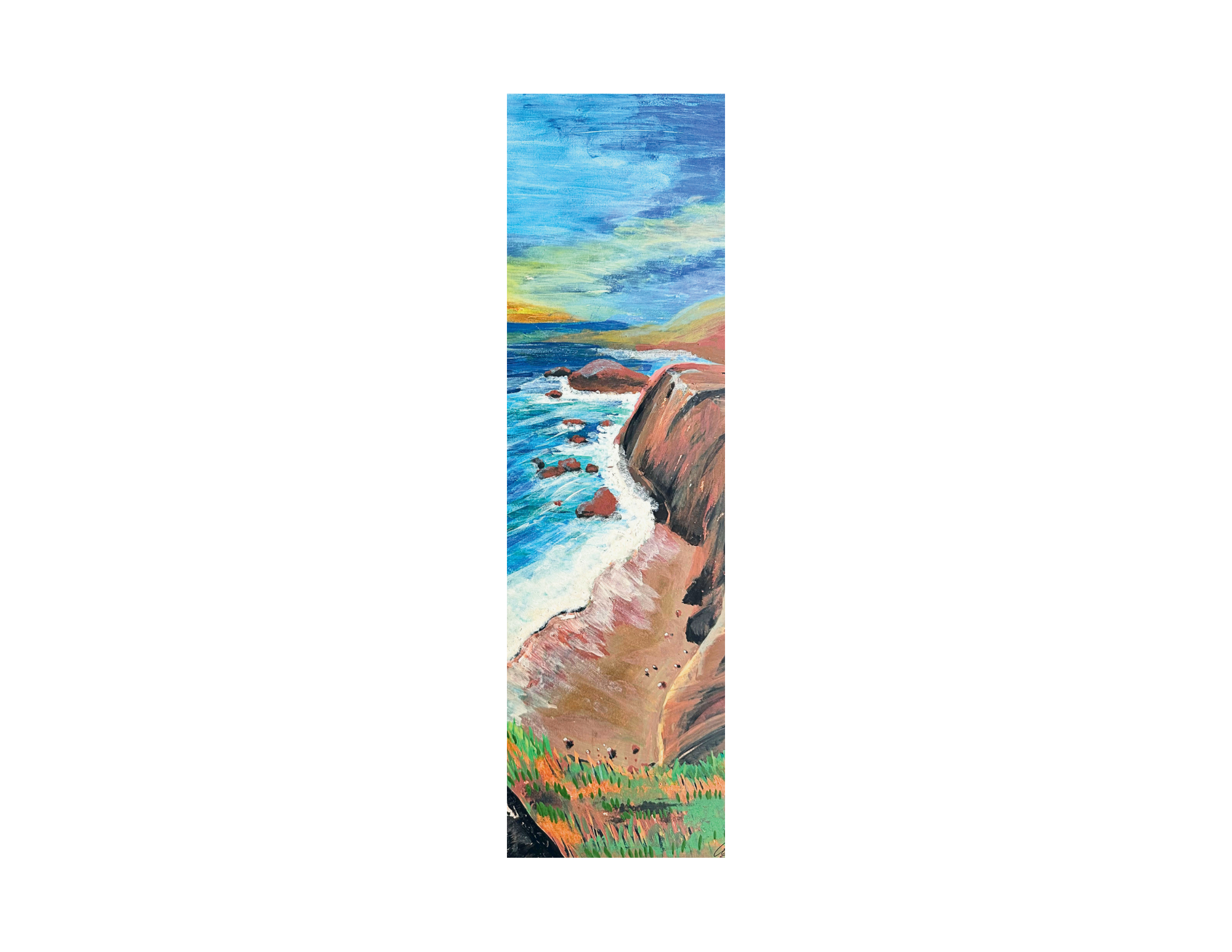California hilltop Bookmark.