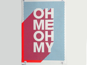 posters typography modern nicely