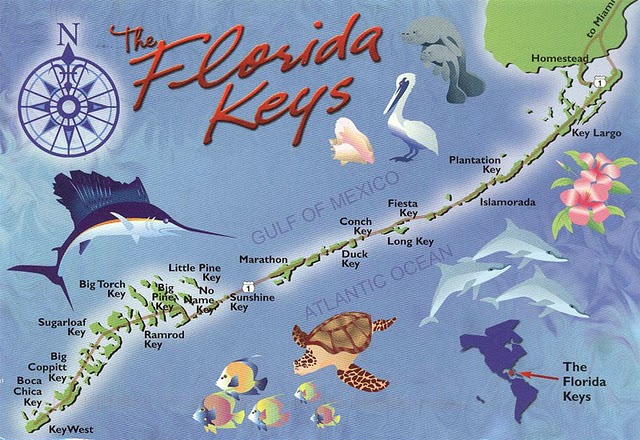 Florida Keys Attractions Map Florida Keys Map 