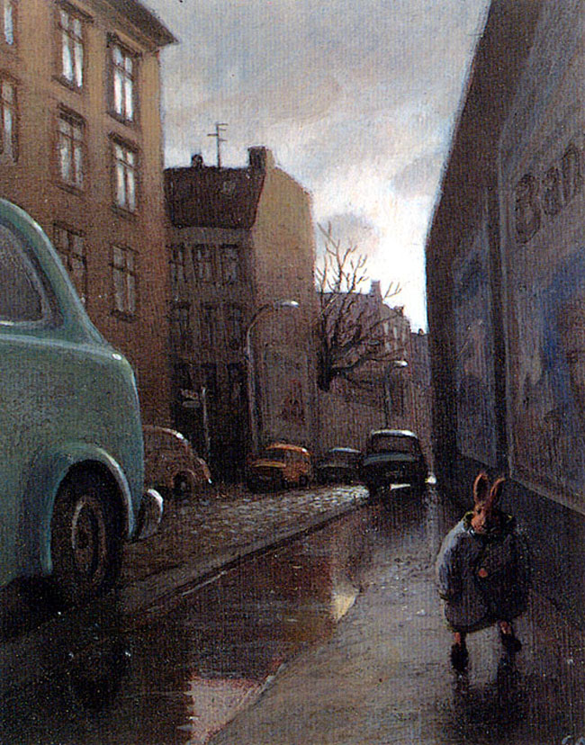 Aesthetic art, grunge art, psychedelic art>. âA Summer Nightâs Melancholyâ: Surreal Paintings Of Michael Sowa