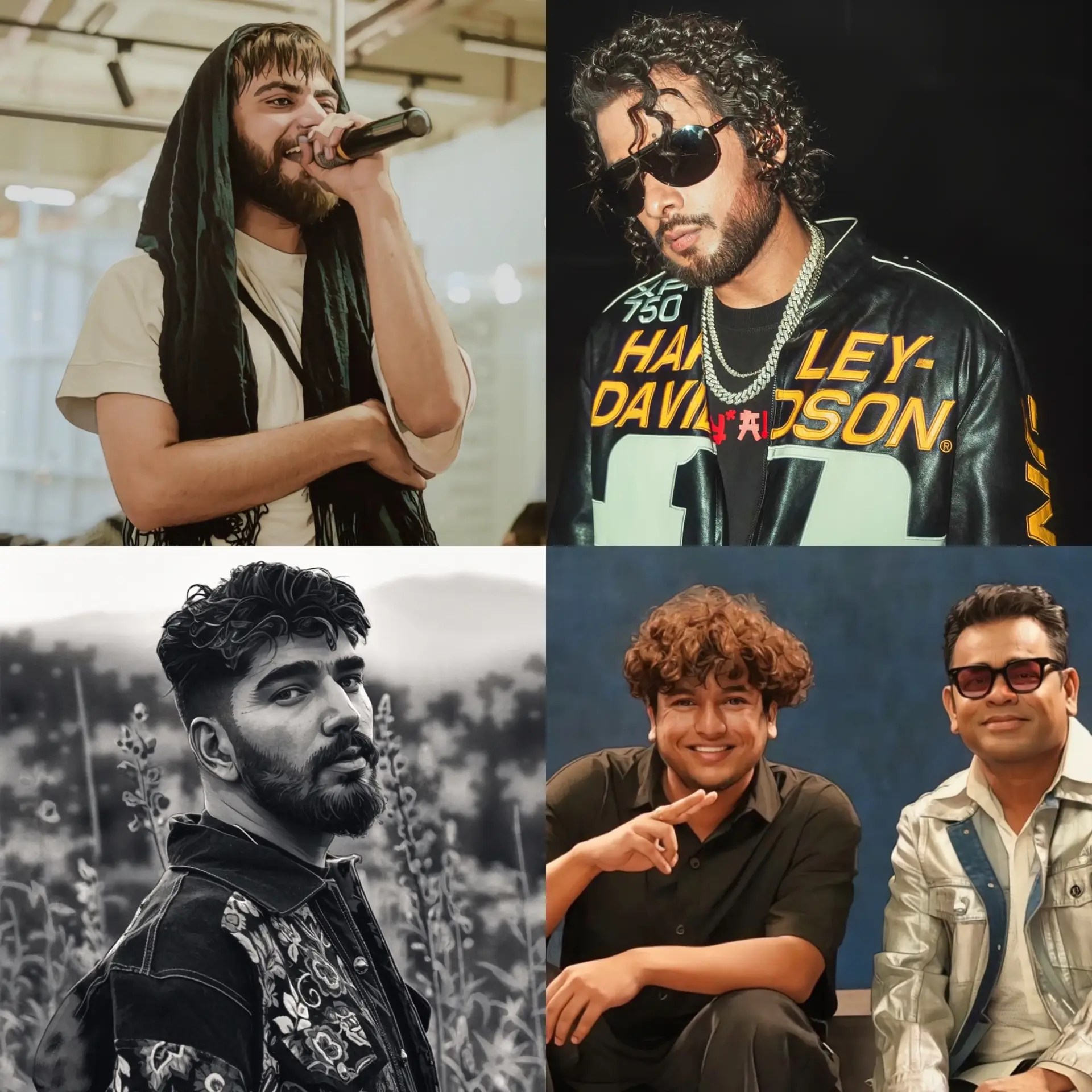 Collage of featured Indian hip hop artists including Ikka, Siyaahi, Hardbone boy, and others from Desi Renaissance Weekly Picks – July 24, 2025