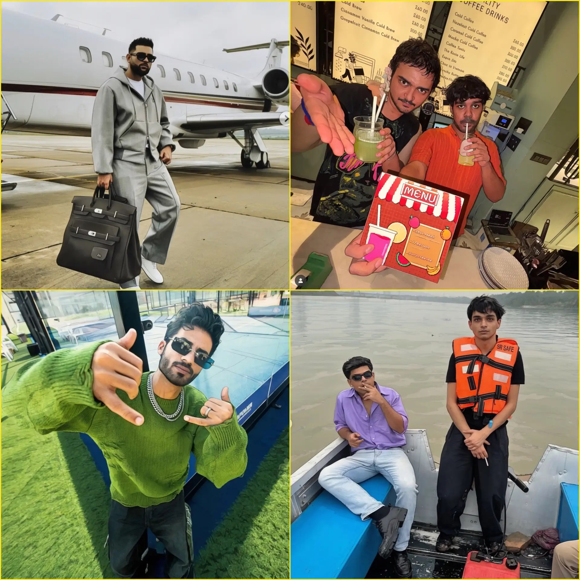 Collage of Frappe Ash, Boyblanck, Karan Aujla, and other artists featured in Desi Renaissance Weekly Picks on August 28, 2025