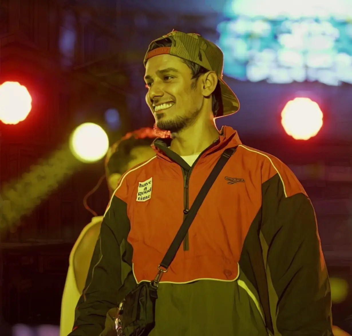 Neerajomatic performing on stage in Mumbai, featured in his 2025 Desi Renaissance interview about Realest, Red Bull Turn It Up, and the future of Desi Hip Hop.