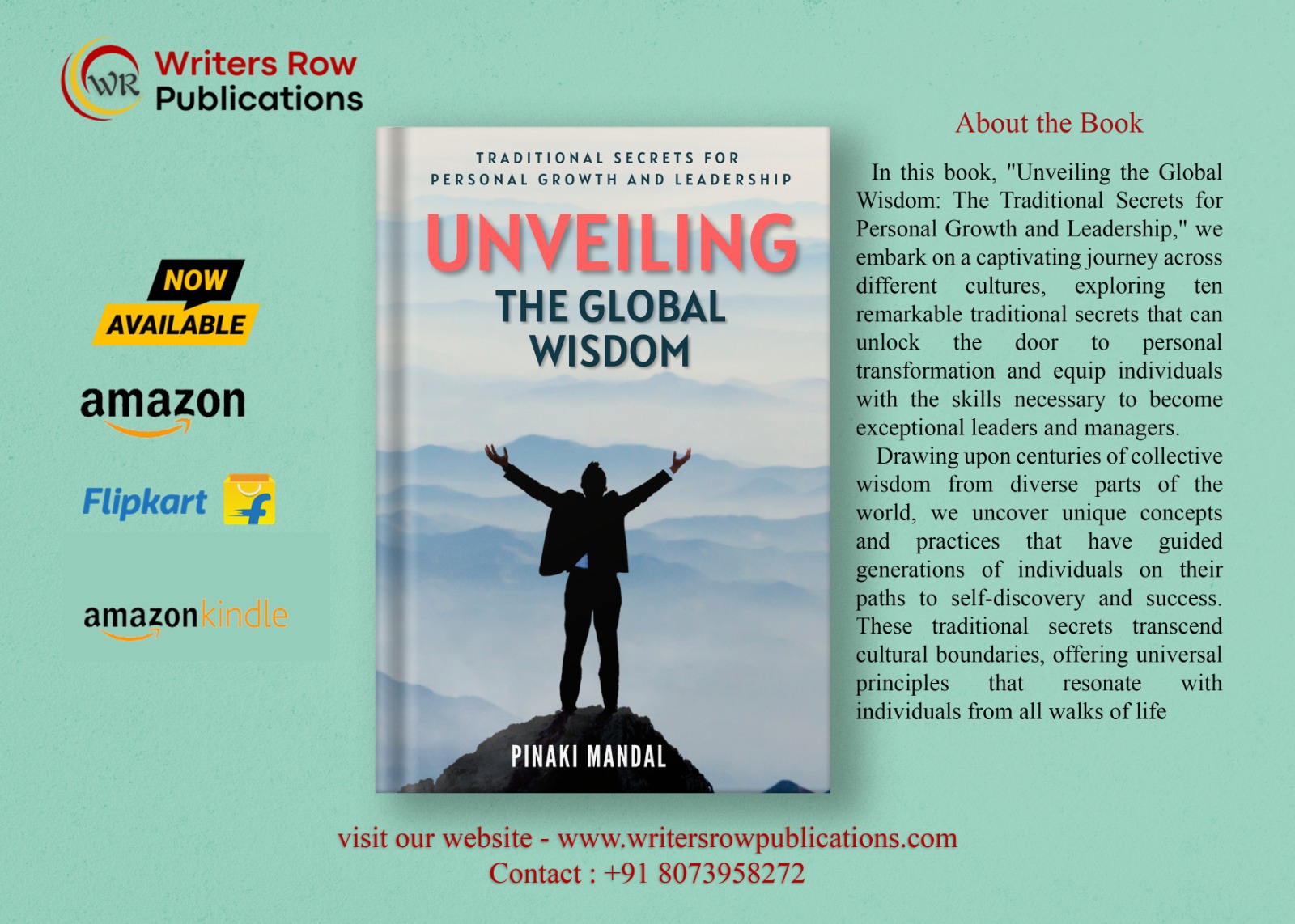 Launch of Second Book by Dr. Pinaki Mandal: “Unveiling the Global Wisdom”