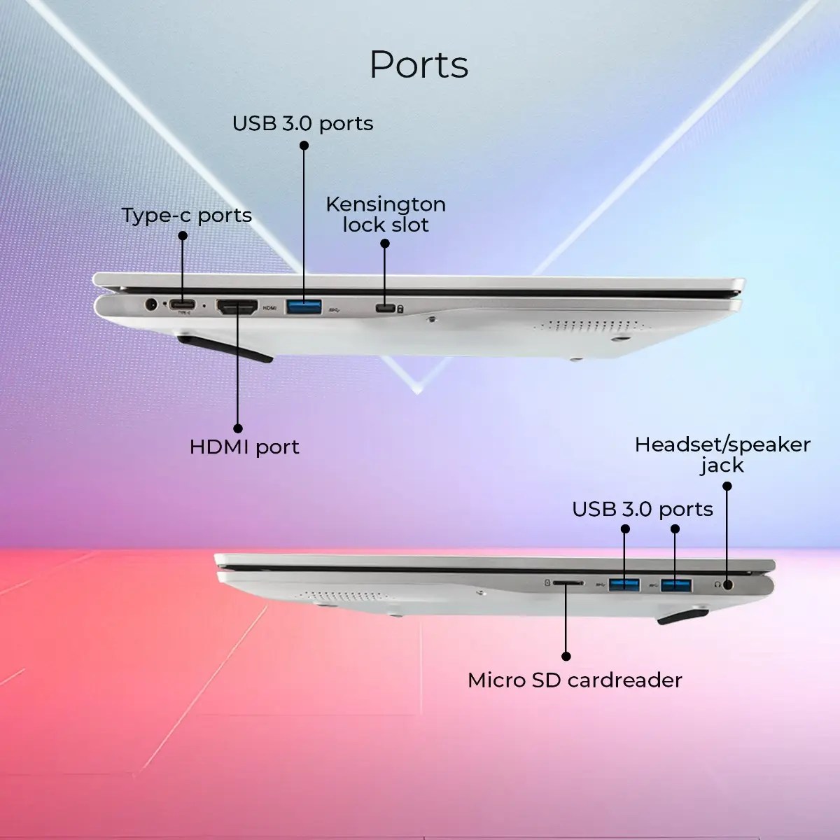 Acer Aspire 3 Intel  Celeron N4500-A325-45 256 GB SSD / 8 GB Windows 11 Home Silver – Image 2