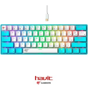 HAVIT GAMING MECANIQUE  KB903L BLUE/WHITE