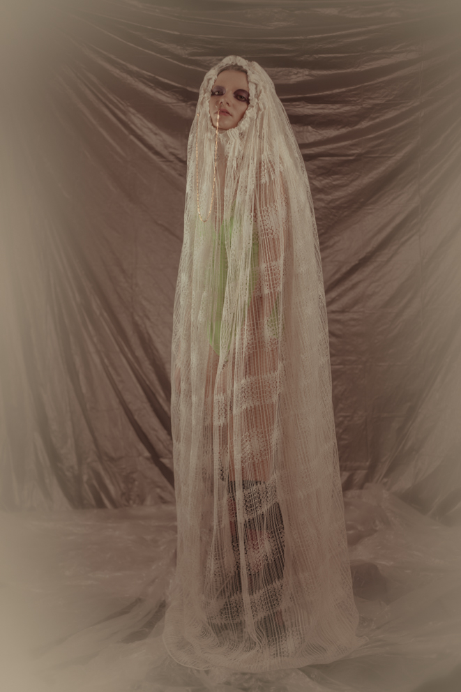 dress and shoes stylist's own. bodysuit INDIVIDUALS. jewelry GOGO PHILIP. 