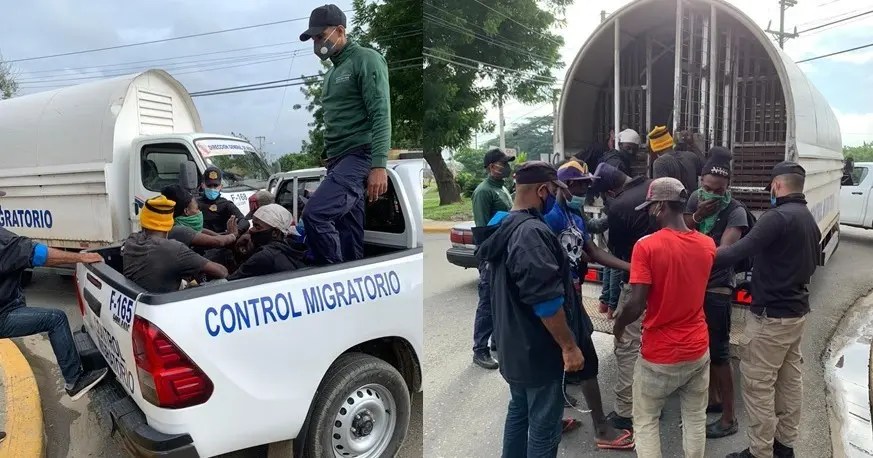 Agentes de Migración causan accidente a nacional haitiano durante persecución