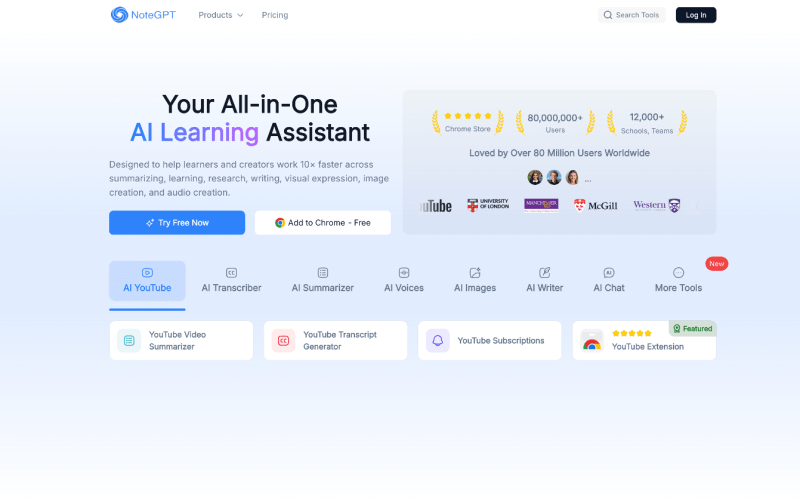 NoteGPT-Your-All-in-One-AI-Learning-Assistant-Summarize-Chat-Write