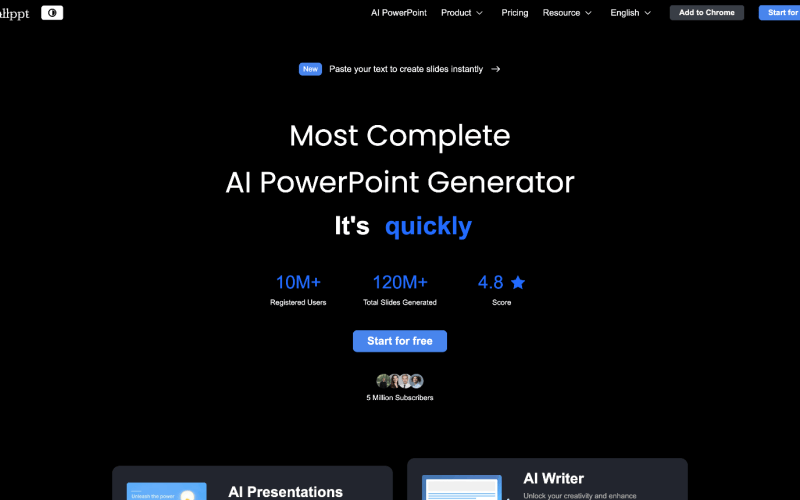 Smallppt-AI-PowerPoint-Generator-Slideshow-Maker