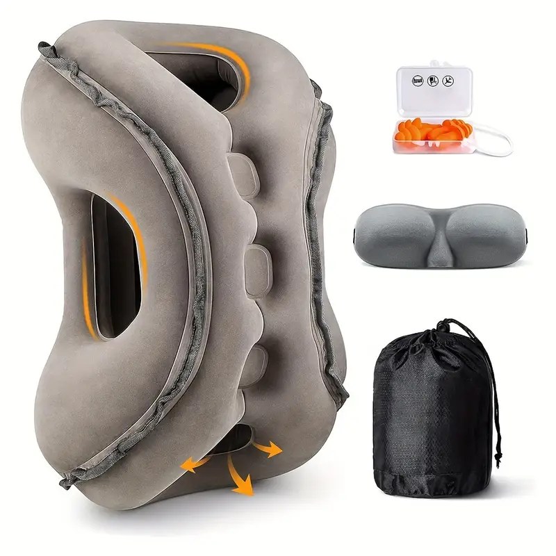Plane Pillow Inflatable Travel Pillow Lean Forward Pillow