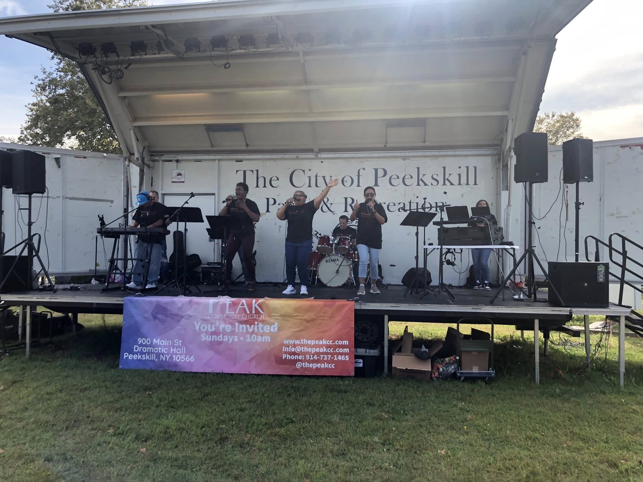 Family-friendly evening activity in Peekskill