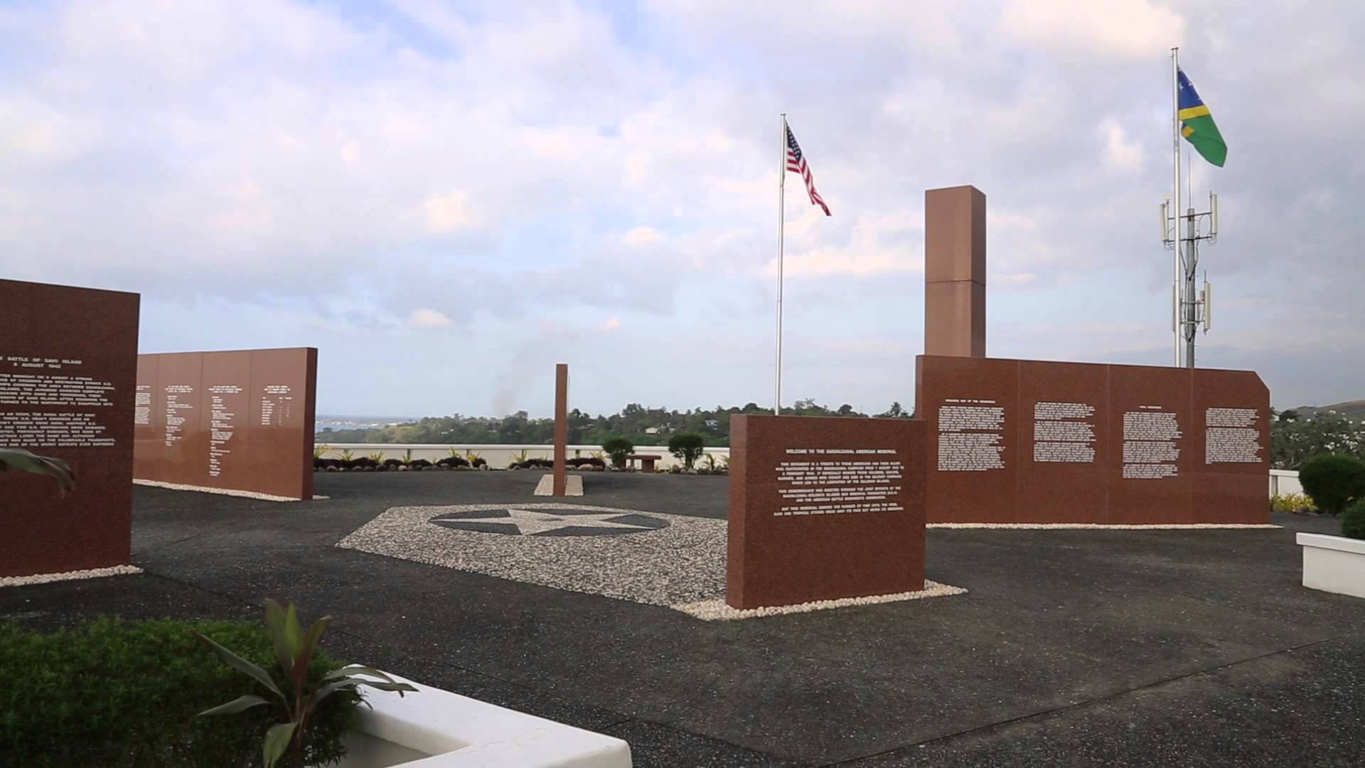 U.S War Memorial - Skyline, Honiara
