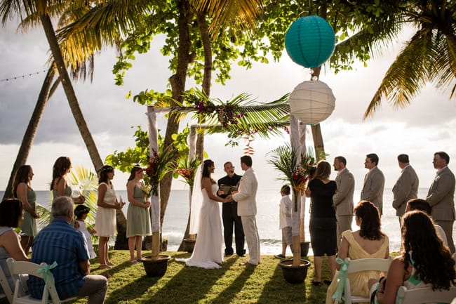 Naturally beautiful wedding in puerto rico