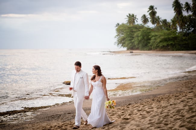 Naturally beautiful wedding in puerto rico