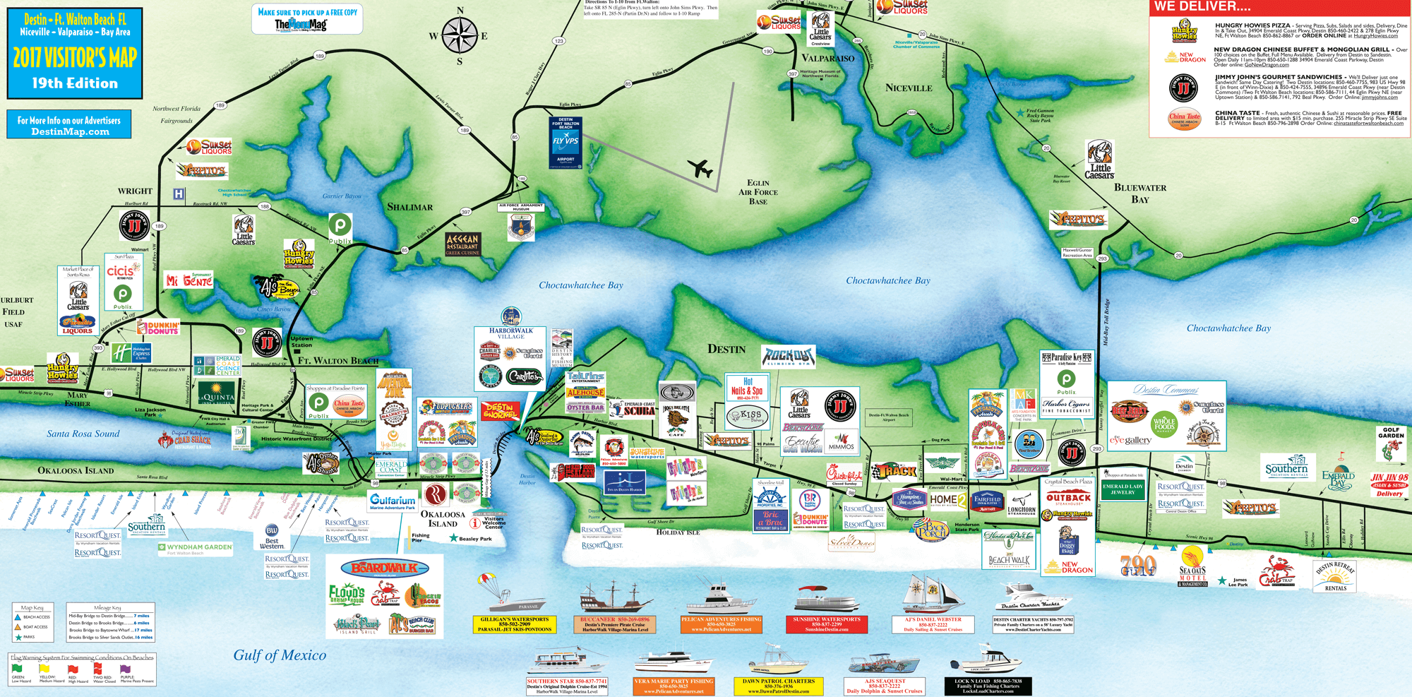 Add Your Business Destin Visitor S Guide 2017 Destin Mapside Small 