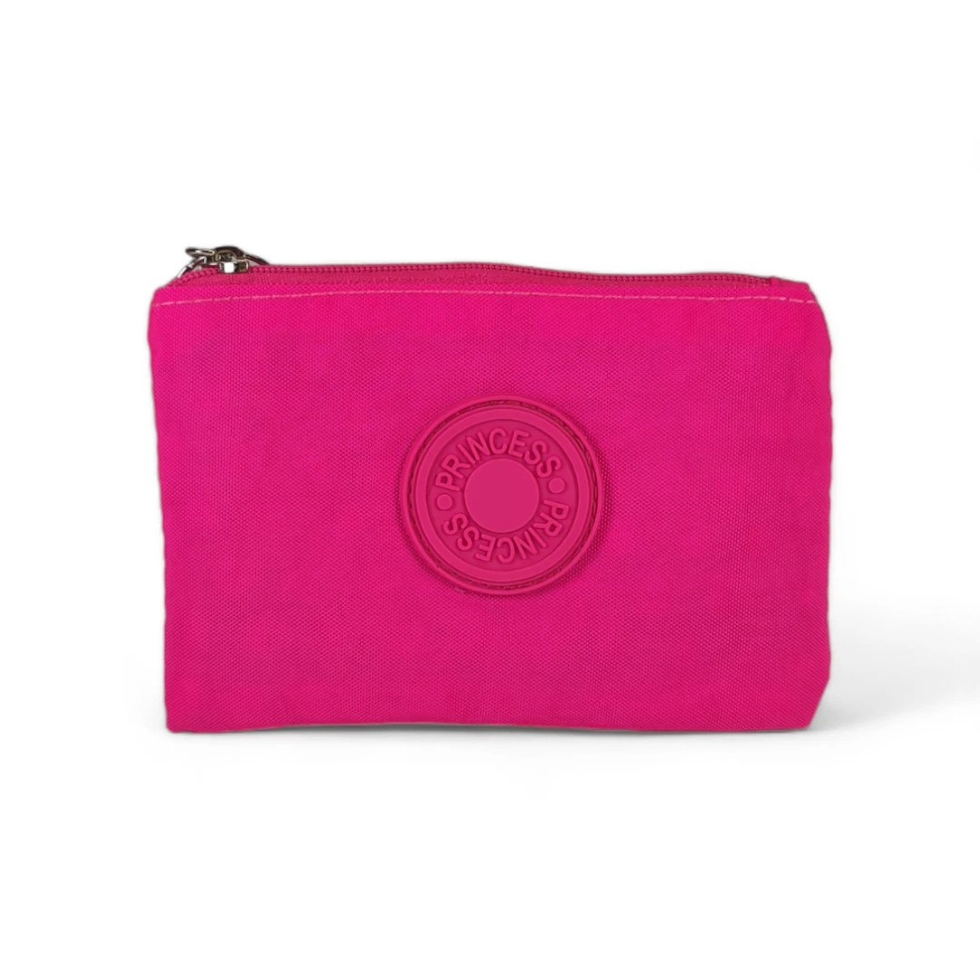 MONEDERO CON TARJETERO PRINCESS SLIM COLORES FUCSIA (1)