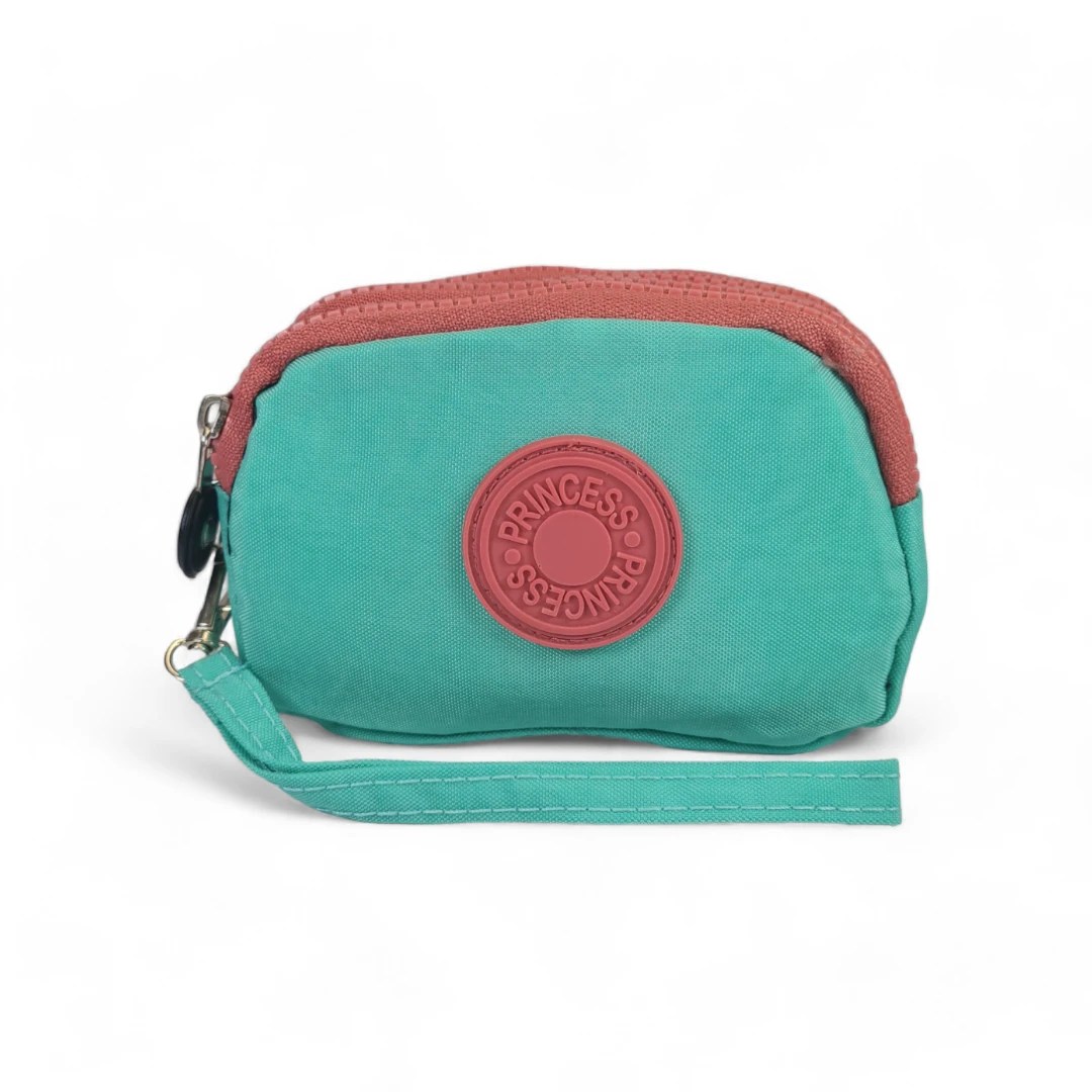 MONEDERO PRINCESS BI COLOR 23051003 CELESTE ROSA (1)