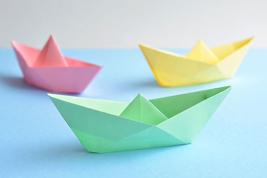 how to make boat of paper