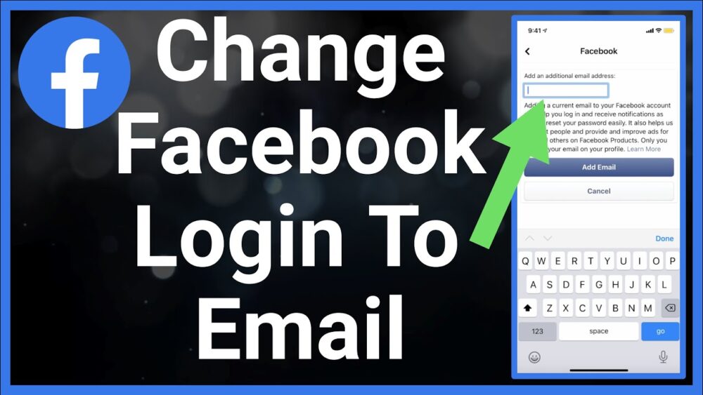 How To Change Phone Number To Email On Facebook App