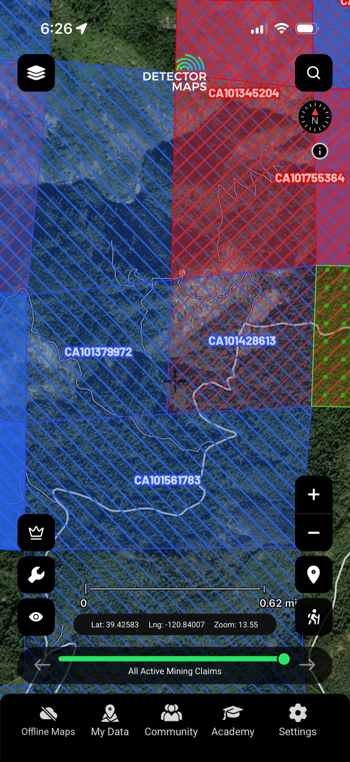 Mining Claim Maps USA Detector Maps Usm Mining Claims 