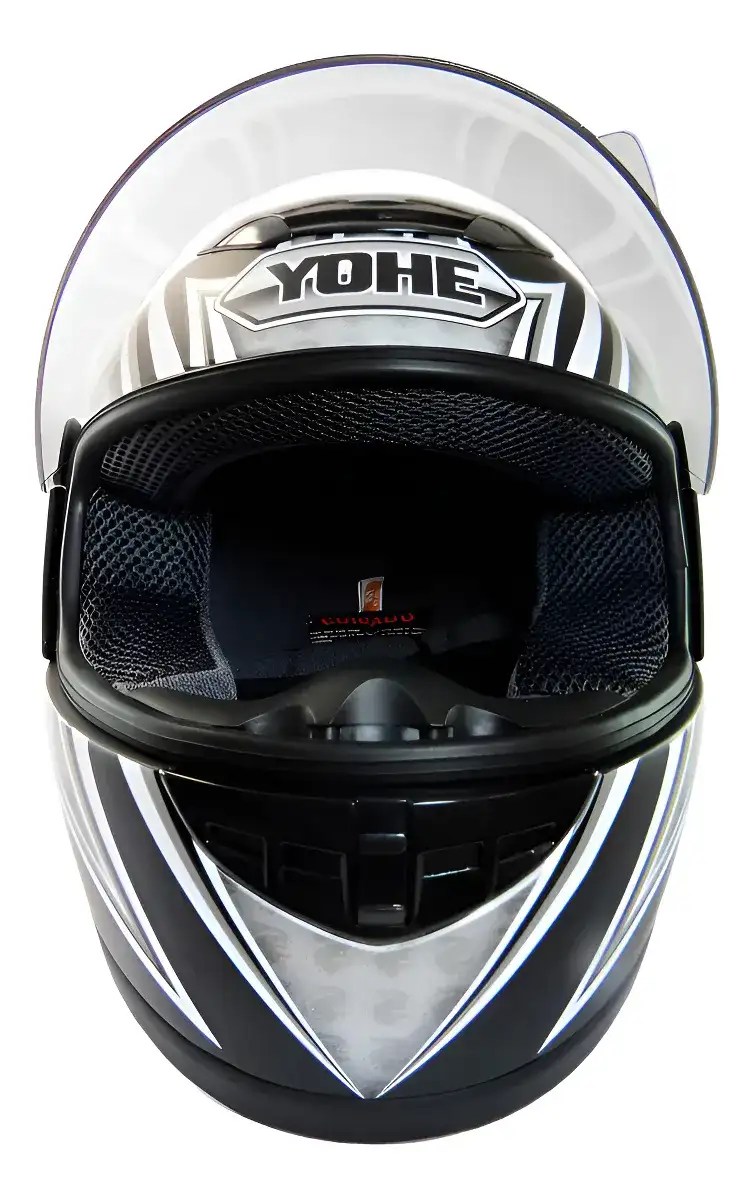 Casco Integral Yohe N923 Talla S Negro/Gris Mate Niños