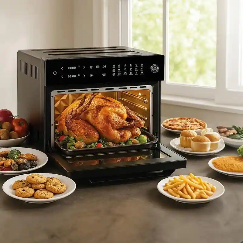 Horno Eléctrico HDC 30L con Freidora de Aire Multifunción 30 Litros