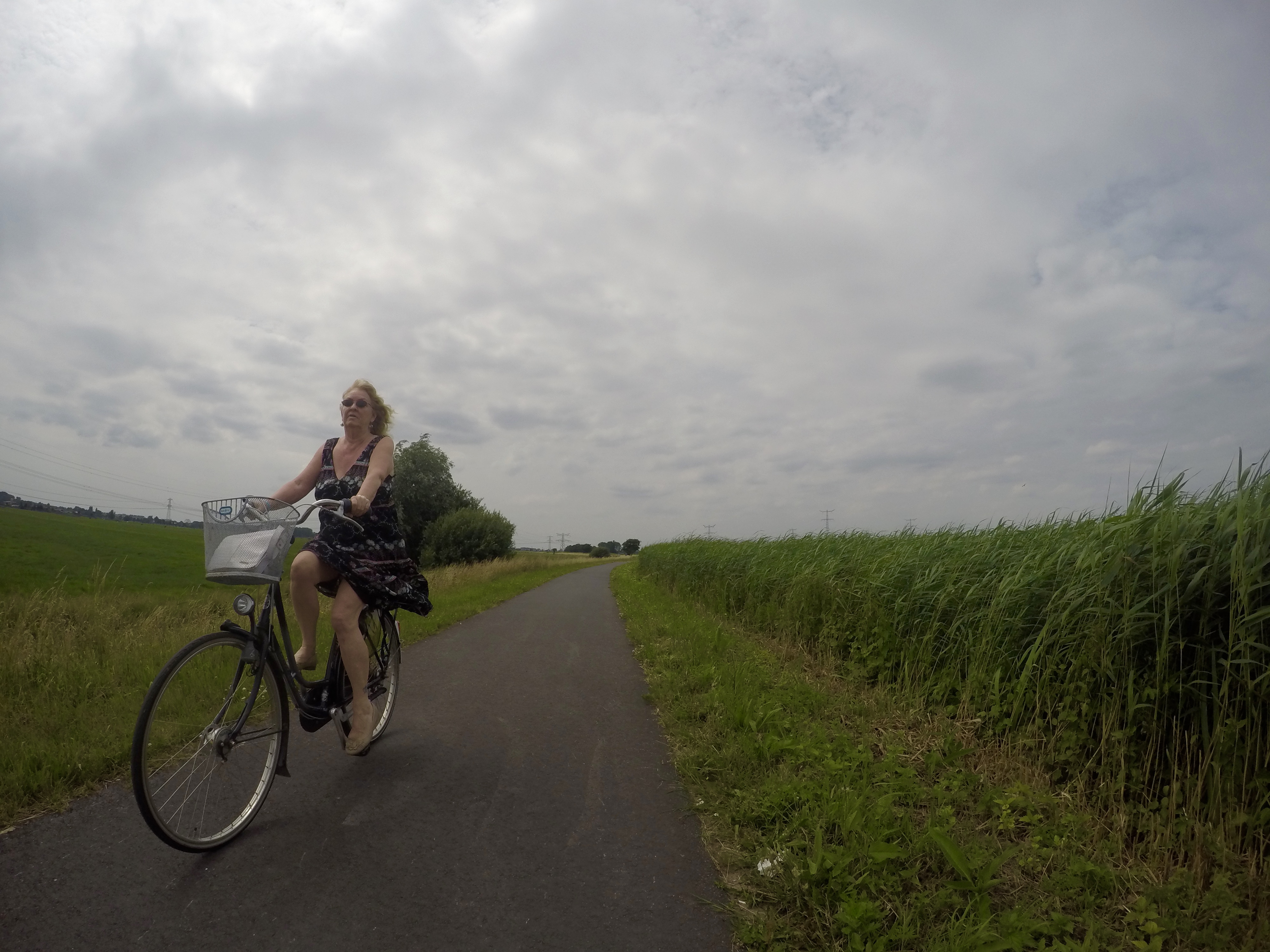 Cycling along in Holland - Captured on the GoPro