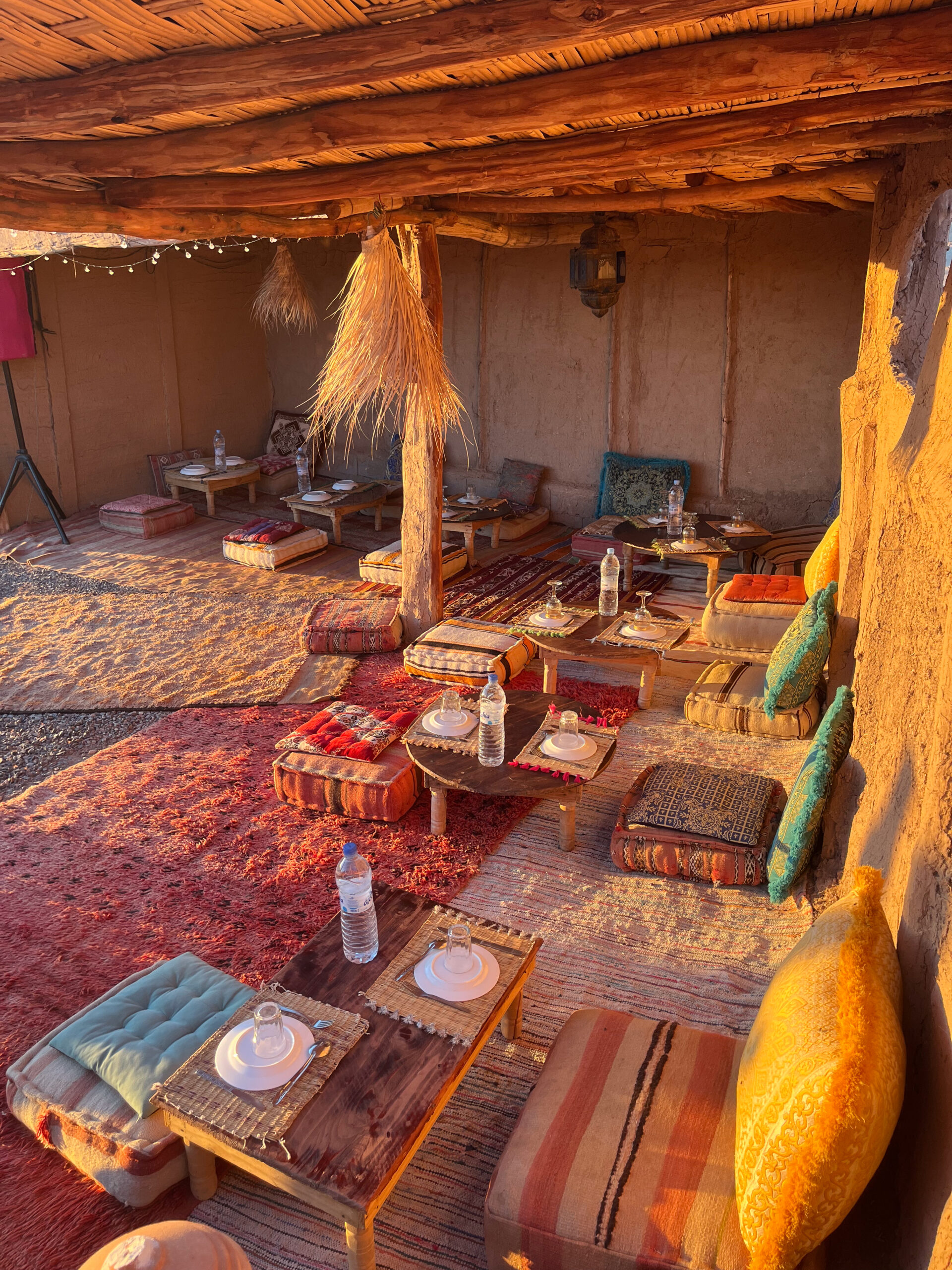 Diner dans le desert d'Agafay