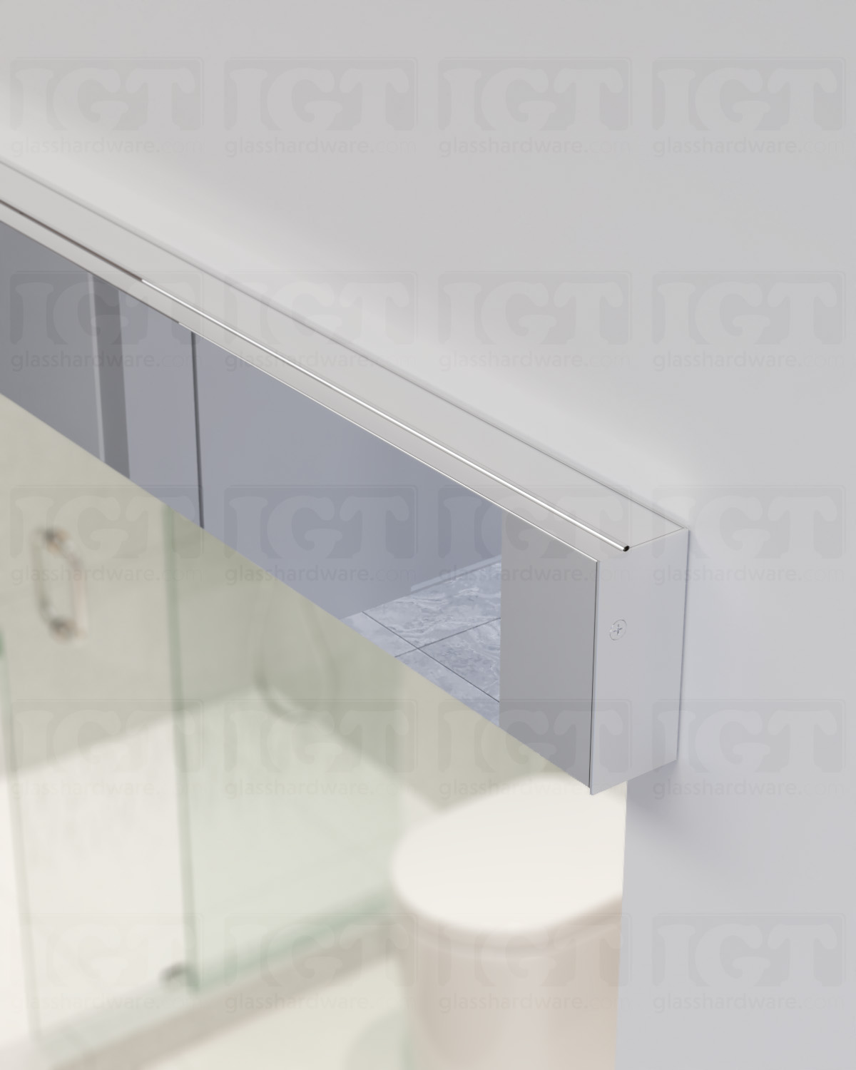 End Caps for Aventura System - Chrome Polished - Image 5