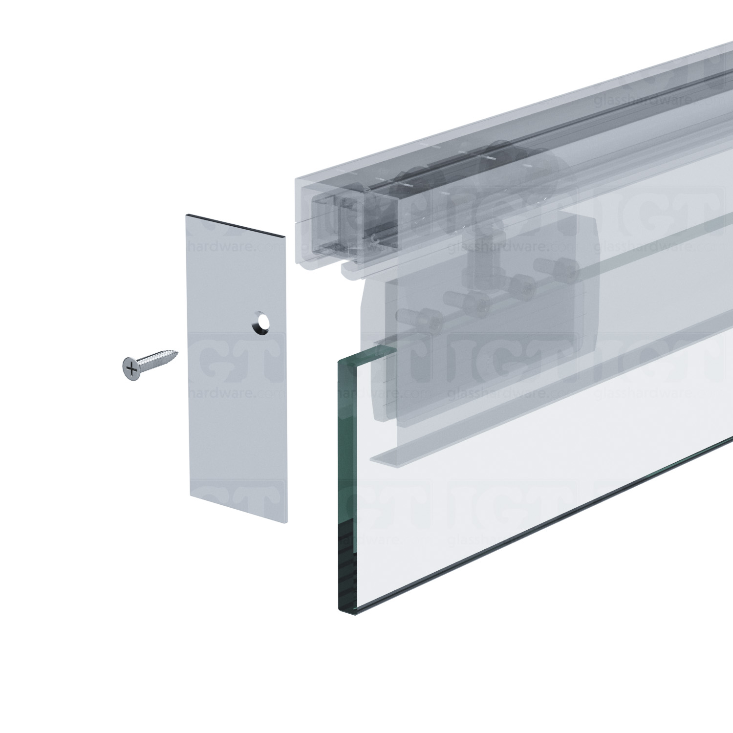 End Caps for Aventura System - Chrome Polished - Image 6