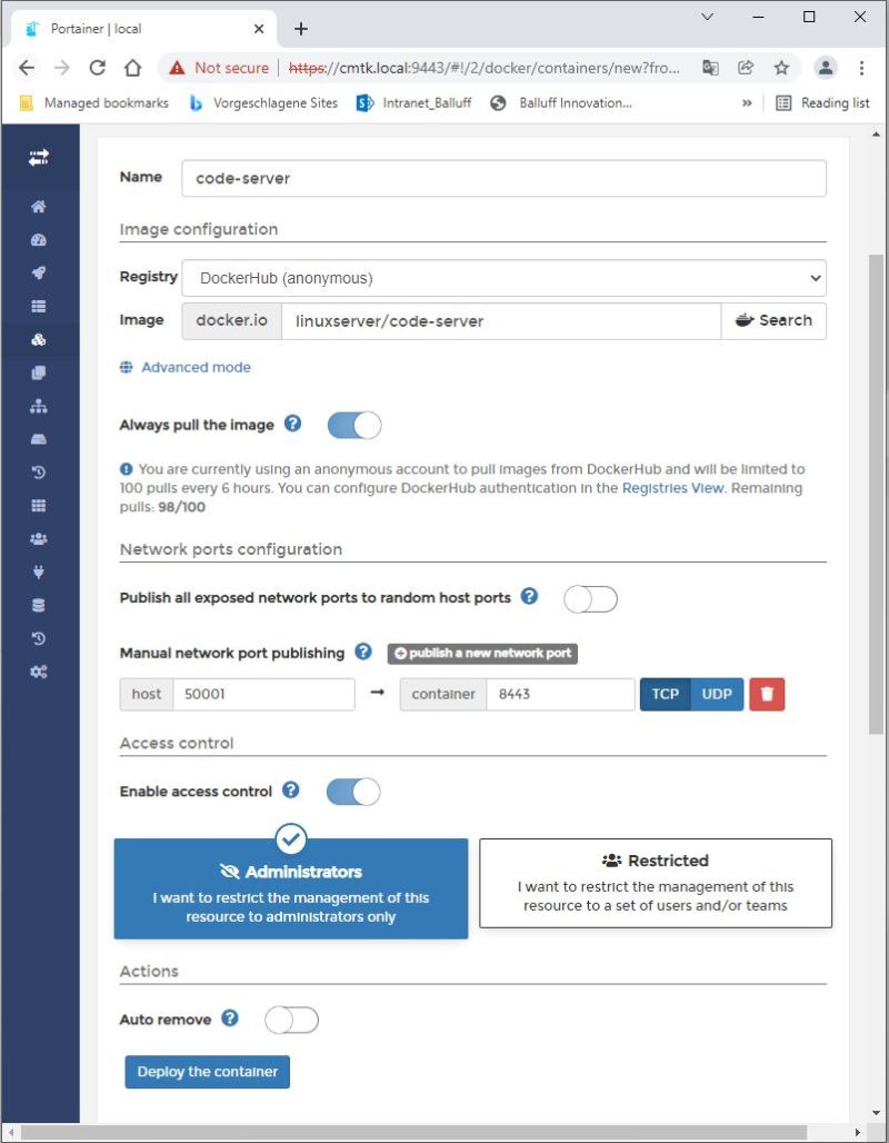 Change Files Inside The Container Using Code Server Balluff Cmtk - Colorful Designs - Amazing High Resolution Collection