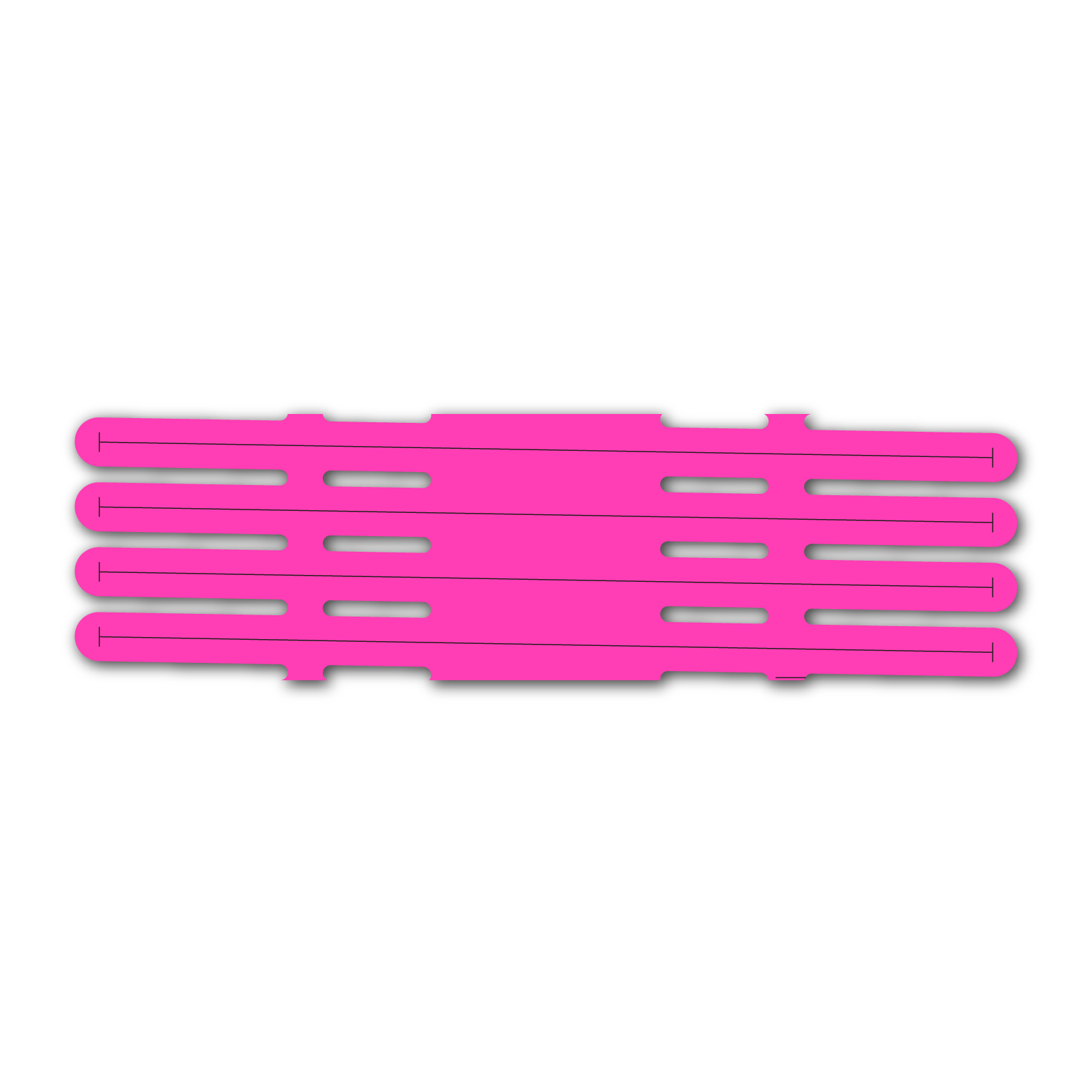 4 fletch Vortex - Fluor Pink