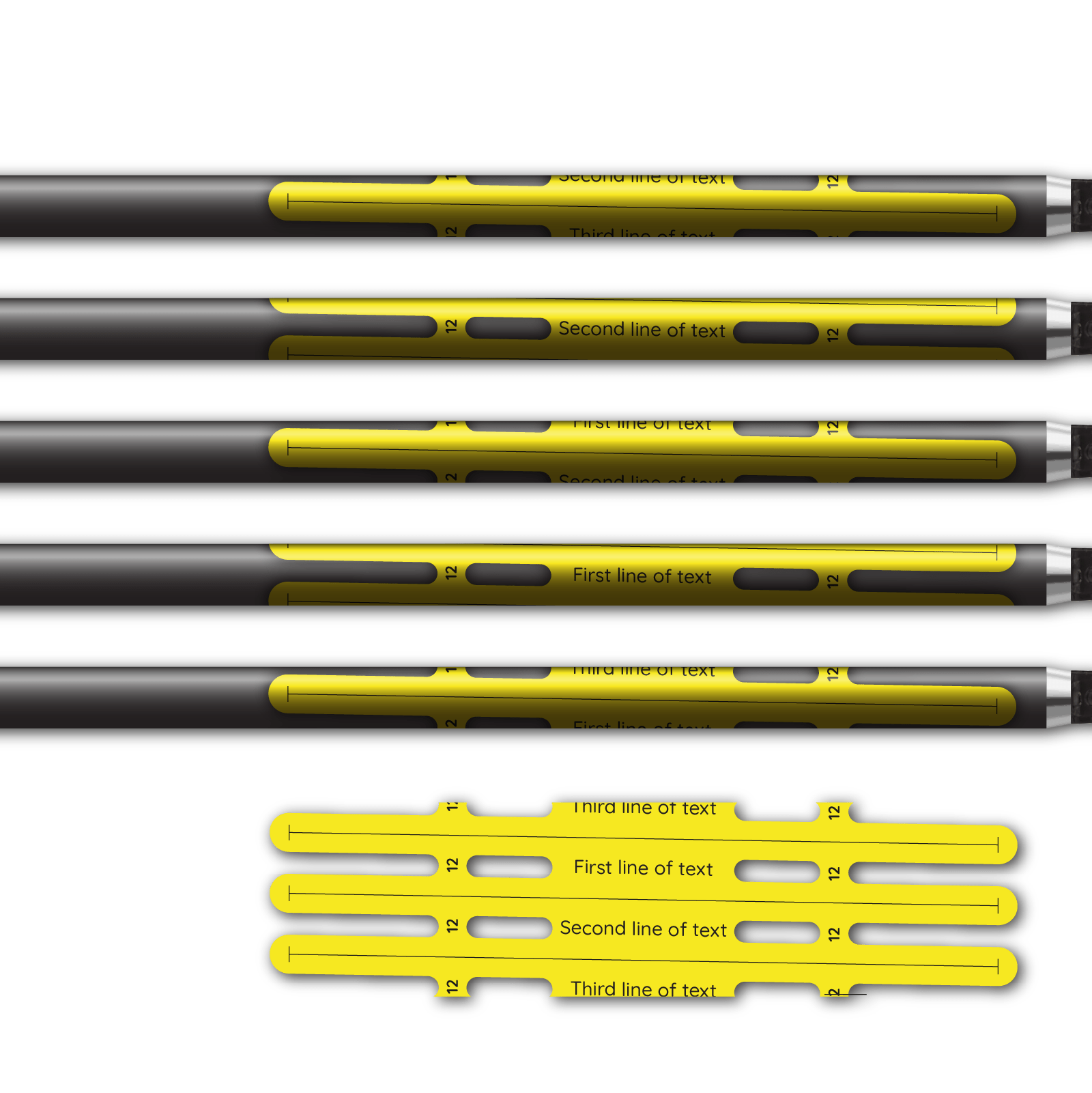 Alternative view of Vortex - Fluorescent Yellow