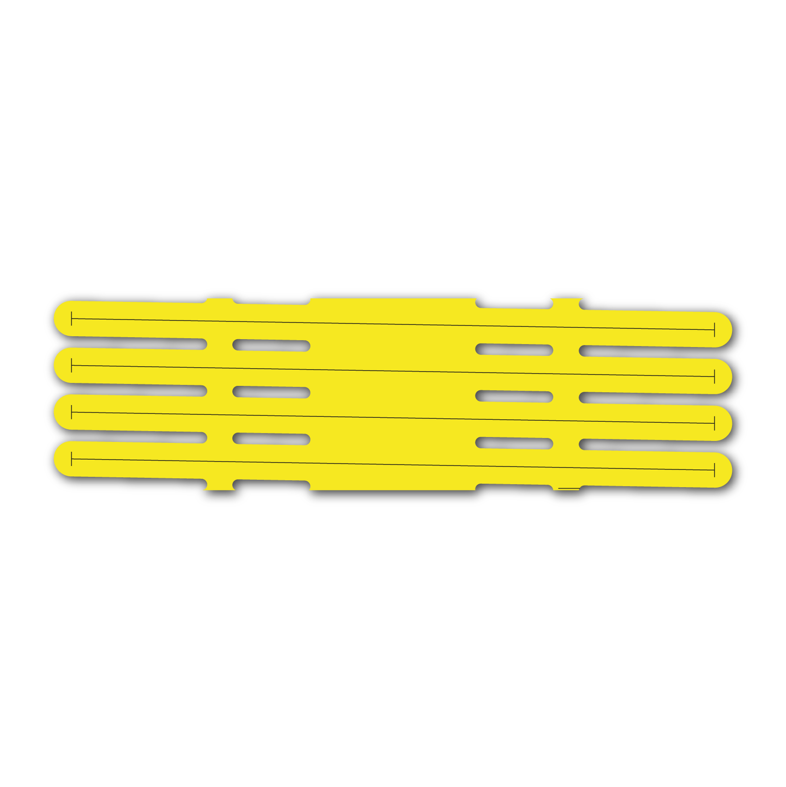 4 fletch Vortex - Fluor Yellow