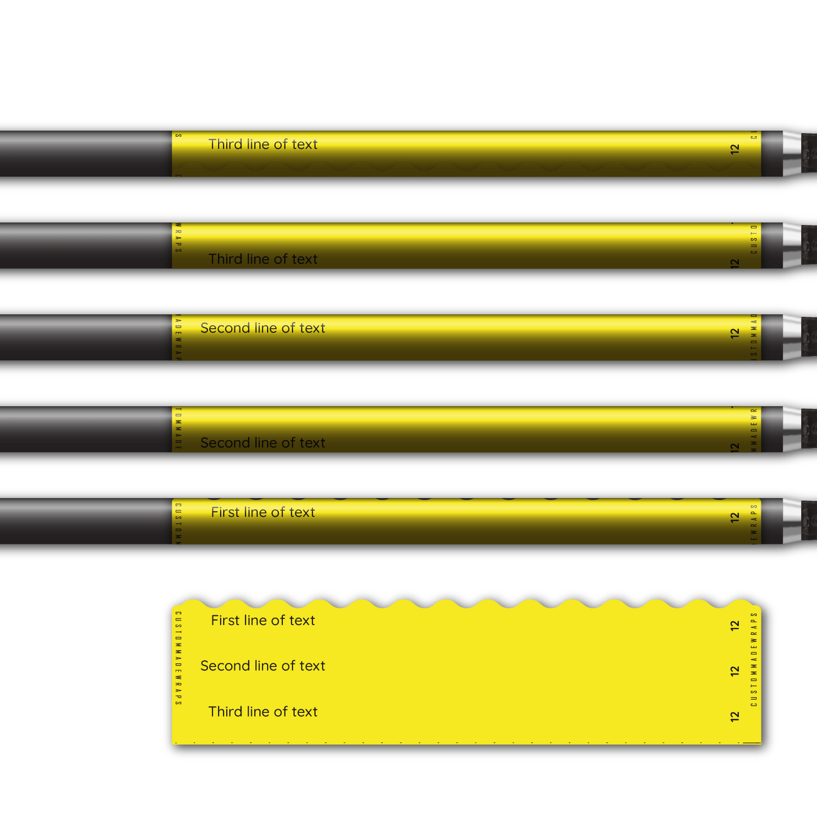 Alternative view of Wave Edge - Fluorescent Yellow