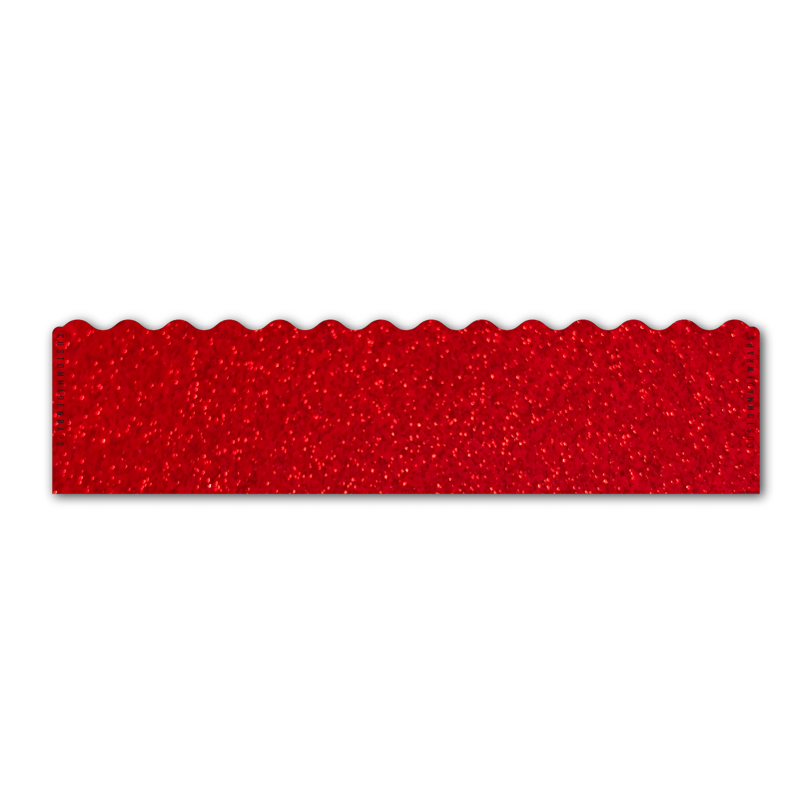 Wave Edge - Glitter Red