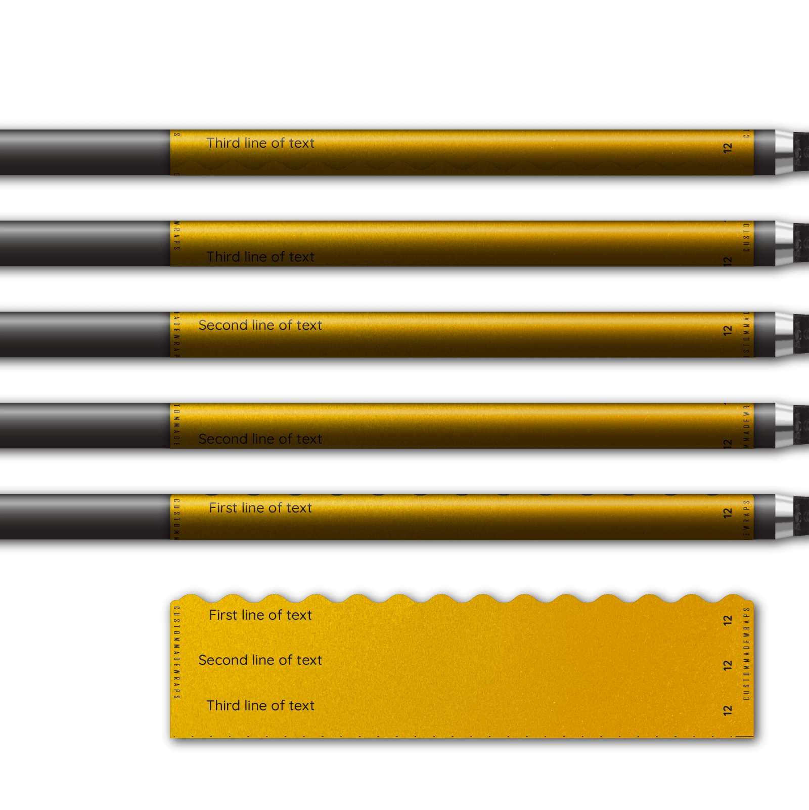 Alternative view of Wave Edge - Retro-Reflective Yellow